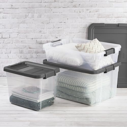 2 Pack 40 Quart Storage Bins with Lids, Underbed Plastic Storage Containers - Image 4