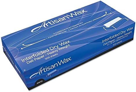 Bagcraft Artisanwax Interfolded Dry Wax Deli Paper, 10 X 10.75, White, 500/box, 12 Boxes/Carton by CleanItSupply