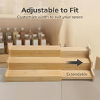 JinDoWin Spice Rack Organizer for Cabinets,Countertop & Pantries,2 Pack - Image 7