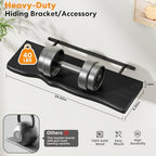 Organic Wavy Edge Floating Shelves,Hidden Brackets,2 Pack 24 in - Image 3