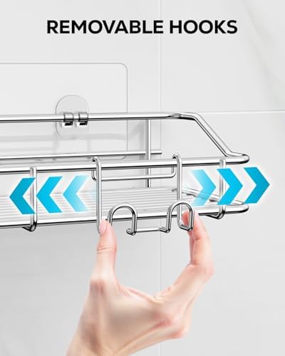 Nieifi Shower Caddy Adhesive, Shower Shelves, Shampoo Holder for Bathroom - Image 5