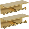FORIOUS Toilet Paper Holder with Shelf, Commercial Toilet Paper Dispensers by FORIOUS