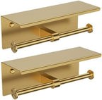 FORIOUS Toilet Paper Holder with Shelf, Commercial Toilet Paper Dispensers by FORIOUS
