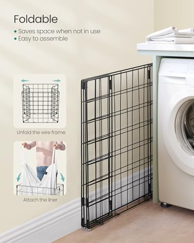 SONGMICS Laundry Hamper, Collapsible, 34.3 Gal. (130L) - Image 6