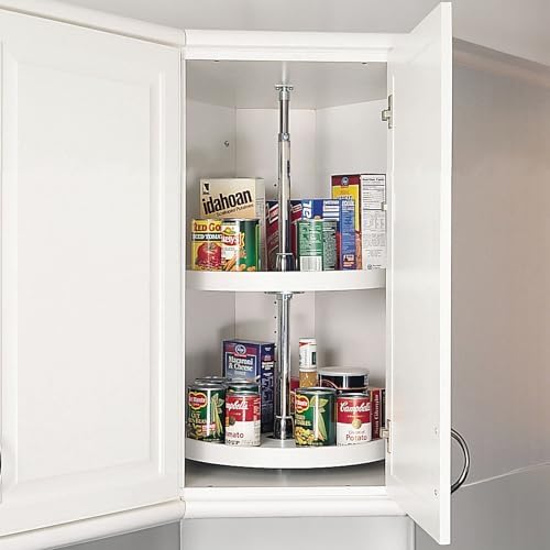 Rev-A-Shelf 20" Full-Circle Dual Tier Lazy Susan for Corner Wall Cabinets - Image 6