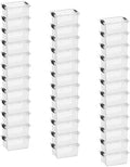 Superio 1.85 Quart Clear Plastic Storage Boxes with Lids, Stackable Organizer Containers, BPA-Free Storage Bins for Home, Office, School & Dorm, 36 Pack by Superio