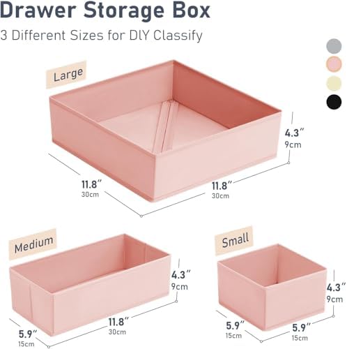 DIMJ Drawer Organizer Clothes - Image 3