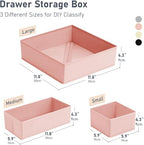 DIMJ Drawer Organizer Clothes - Image 3