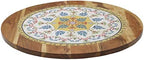 Gourmet Basics by Mikasa Vella Round Lazy Susan Platter, 18-Inch - Image 2