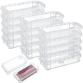 Gueevin 24 Pcs Pencil Box Clear Plastic Pencil Case, White by Gueevin