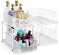 Sorbus Pull-Out Under Sink Organizer, Mesh Construction (White, 2 Pack) by Sorbus