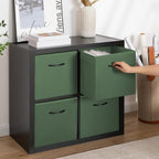 StorageWorks 13x13 Storage Cubes, Cube Organizer Bins, Green, 4-Pack - Image 7
