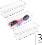 iDesign Interlocking Drawer Organizer, Set of 3, Clear - Image 2