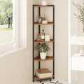 Hzuaneri Corner Shelf Stand 5-Tier Corner Bookshelf Storage Standing Shelf by Hzuaneri