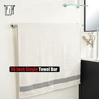 JQK Bath Towel Bar Chrome, 36 Inch 304 Stainless Steel Thicken 1mm Single Towel Rack for Bathroom, Towel Holder (Polished Chrome) Wall Mount, 39 in Total Length, TB110L36-CH - Image 5