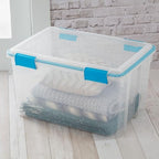 Sterilite Gasket Storage Box with Lids for Home & Office, 54 Quart, 4-Pack - Image 4