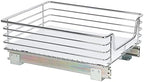 Household Essentials Glidez Chrome-Plated Steel Pull-Out/Slide-Out Storage Organizer with Plastic Liner for Under Cabinet Use - 1-Tier Design - Fits Standard Size Cabinet or Shelf, Chrome - Image 5