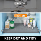 TigeJoy Under Sink Mats for Kitchen Waterproof 25" x 22", Cabinet Liner - Image 6