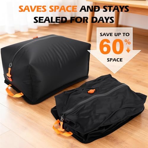 Fantictas Travel Vacuum Bags, 2 Pack, 24L Each with Cordless Pump - Image 2