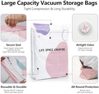 2026 New Space Bags No-Pump Vacuum Storage | Reusable Vacuum Seal Storage Bags - Image 6