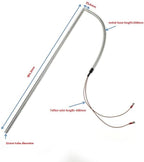 Replacement Cutting Rod for Winholt WHSS-COR-A & Compatible Models | Fits Winholt WHSS-1 Film Wrapping Dispenser 11mm Diameter, 584mm Length, Metal Hose 300mm with Teflon Wire - Image 2