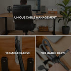 COREMINDED Extra Large Cable Management Box, Wood Cord Hider Box & Organizer for Power Strip, TV Wires & Desk Cable Storage - Image 4