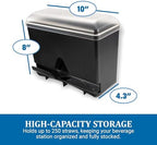 San Jamar Junior Bulk Straw Dispenser Holds 250 Straws for Restaurants, Dining Halls, and Fast Food, Plastic, 5 x 10.5 x 8.75 Inches, Black - Image 3
