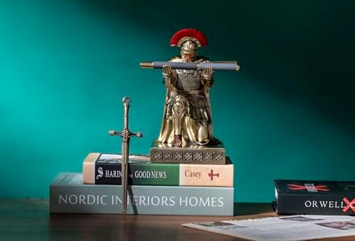 Centurion Cloak Warrior Pen Holder Phone Stand for Desktop Bronze - Image 6