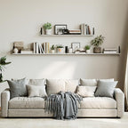 WOPITUES Long Wall Shelves 48″W x 8″D, Floating Book Shelves Max Load 65lbs - Image 5