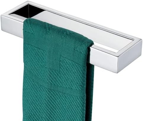 KOKOSIRI Towel Holder Chrome Hand Towel Bar Rack 12-Inch Kitchen Holder Polished Stainless Steel for Bathroom Hardware Wall Mounted, 1 Pack B4008CH-L12 by KOKOSIRI