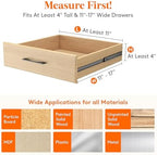 Lifewit 4" High Upgrade Drawer Divider, Adjustable Drawer Organizer Clothes - Image 2