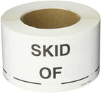 Tape Logic Aviditi Tape Logic 3" x 5","Skid_of_" Black/White Sticker, for Shipping, Handling, Packing, and Moving (1 Roll of 500 Labels) by TapeLogic
