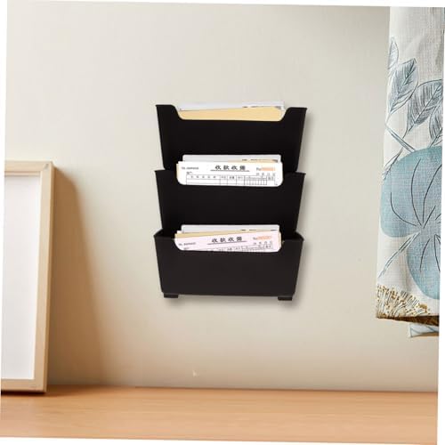 Coffee Plastic Hanging Wall File Organizer for Mail and Documents - Image 4
