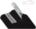 Simplify 100 Pack Kids Velvet Hangers | Slim | Non-Slip Design | Space Saving | Childrens Clothes | Shirts | Pants | Dresses | Baby Nursery | Closet Storage & Organization | Black by Simplify
