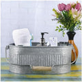 Alpha Living Home Farmhouse Utensils Caddy, Antique Gray, 18.5 x 14.5 x 3 in by ALPHALivingHOME