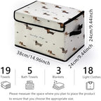 Stackable Clothes Storage Bins with Lids 3 Pack - Image 2