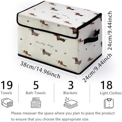 Stackable Clothes Storage Bins with Lids 3 Pack - Image 2