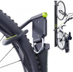 Delta Wall Ride Bike Rack Wall Mount with Tire Wall Guard (4-Pack) Cycle – Vertical Bike Mount Holds Up to 100 lbs – Fully Adjustable Vertical Hook Design Provides Easy Bicycle Storage by deltaCycleandHome