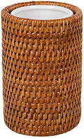 KOUBOO La Jolla Rattan Bathroom Tumbler and Toothbrush Holder (10fl.oz.), Honey-Brown by KOUBOO