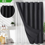 25 PCS Black Bathroom Accessories Set丨Shower Curtain Bathroom Accessory - Image 3