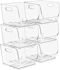 Sorbus Clear Pantry Organizer with Stackable Storage Bins, Open Front by Sorbus