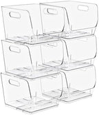 Sorbus Clear Pantry Organizer with Stackable Storage Bins, Open Front by Sorbus