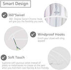 MIZGI Velvet Hangers 30 Pack, Patented Rounded Shoulder Sweater Hangers - Image 3