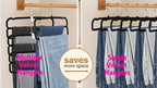 30 Pack Velvet Pants Hangers Beige - Image 6