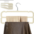 30 Pack Velvet Pants Hangers Beige by VSVstoage