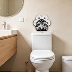 Mushroom Toilet Paper Holder Wall Mount/Stand for Extra 8 Rolls - Image 6