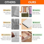 Lifewit 4" High Upgrade Drawer Divider, Adjustable Drawer Organizer Clothes - Image 4