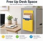 Magnetic File Holder, A4 Wall Organizer for Classroom Whiteboards (2PCS-F) - Image 6