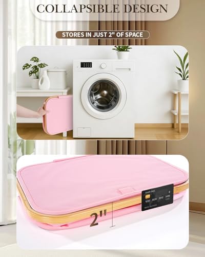 Laundry Basket with Wheels, 110L Large Rolling Laundry Hamper for Dorm - Image 5