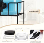Liquid Laundry Detergent Dispenser, Three 2.2L Laundry Detergent Dispenser Glass Jar for Liquid Detergent, Fabric Softener- Laundry Soap Dispenser for Laundry Room Organization - Image 4